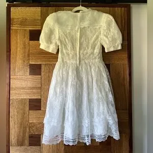 Gunne Sax | Dresses | Gunne Sax Jessica Mcclintock 8s Girls Lace Dress ...
